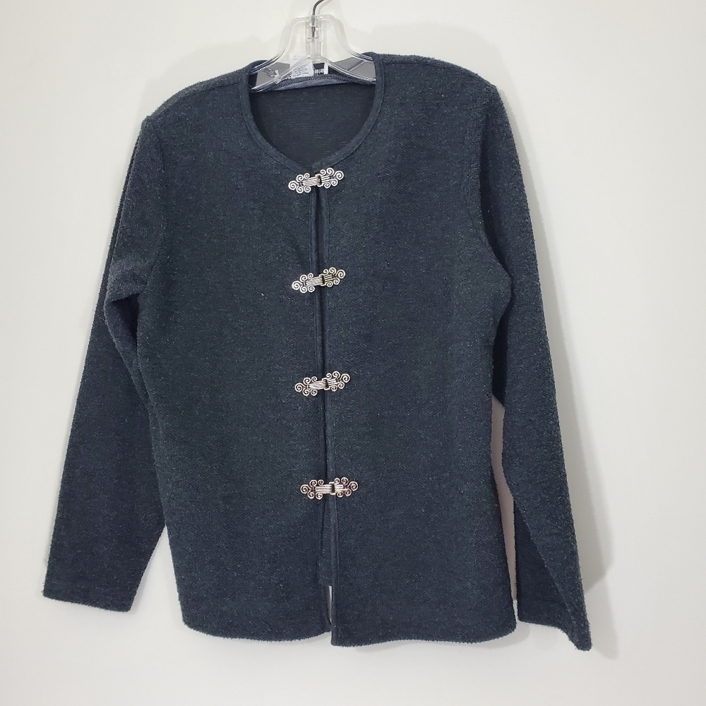 Cathy Daniel's Vintage Gray Sweater, Size Small